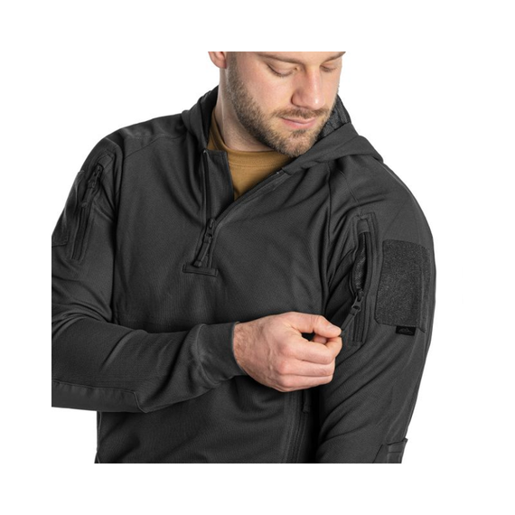 Кофта тактична Helikon-Tex RANGE HOODIE - TopCool, чорний, розмір XXL | Зображення 5