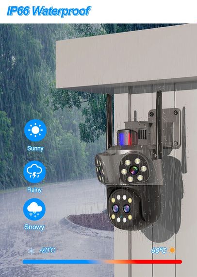 Вулична IP камера з високою якістю відеозапису XPRO SC03 V380pro (234567767_1234) | Зображення 2
