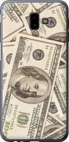 Чехол на Samsung Galaxy J6 Plus 2018 Доллары "3016u-1586-17620"