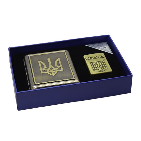Подарунковий Набір Футляр І Запальничка Україна | Зображення 1