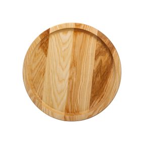 Круглая сервировочная доска 30 см для подачи нарезок, ясень T3W300