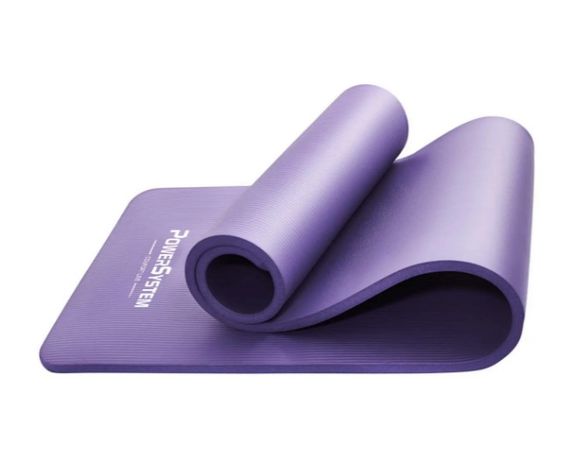 Килимок для йоги та фітнесу Power System PS-4017 NBR Fitness Yoga Mat Plus Purple (180х61х1) (PS-4017_Purple) | Зображення 7