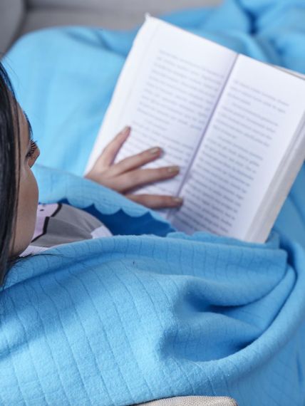 Флисовый Плед 185x215см “Полар” Голубой | Зображення 2