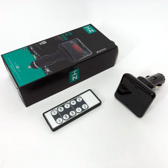 Трансмітер FM-модулятор HZ H9, Фм модулятор блютуз в машину, Автомобільний плеєр | Зображення 8