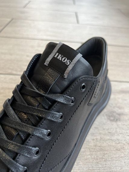 Кожаные черные кроссовки ИКОС 40 размер | Зображення 3