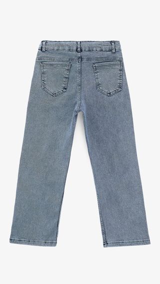 Джинси для дівчинки Dinomin 57063 116 см Блакитний shop (2000999481321) | Зображення 4