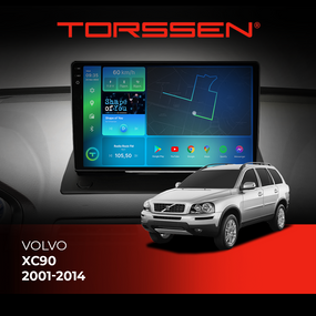 Штатна магнітола Torssen 2K Volvo XC90 01-14 F96128 4G Carplay DSP