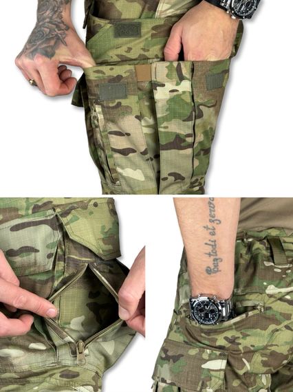 Тактичні штани з наколінниками Raptor Pro Gen 2 Мультикам 50/5 | Зображення 5