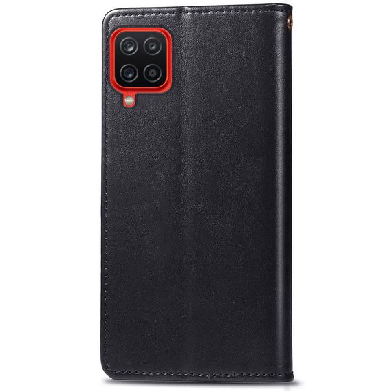 Шкіряний чохол-книжка GETMAN Gallant (PU) для Samsung Galaxy A12 / M12 Чорний | Зображення 1