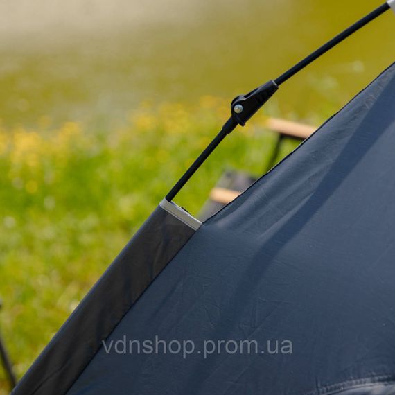 Палатка кемпинговая 2 на 2 метра автоматическая для рыбалки похода туристическая LU-019G Серый | Зображення 9