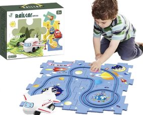 Развивающая игрушка-пазл 5PCS Rail Car для детей ∙ Пазл для детей 5PCS Rail Car