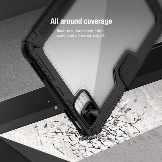Чехол-книжка Nillkin Bumper Pro для Apple iPad 10.9" (2022-24) / 11" 2025 Black | Зображення 6