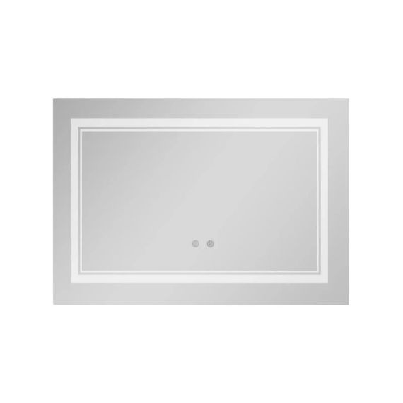 Зеркало Qtap Cardinal (CA1) 800х600 с LED-подсветкой Touch, с антизапотеванием, с диммером, рег. темп цвета (3000-6500K) | Зображення 2