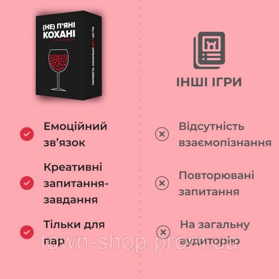 Настольная игра «(Не) пьяные любимые» 0021MG, для пар | Зображення 6