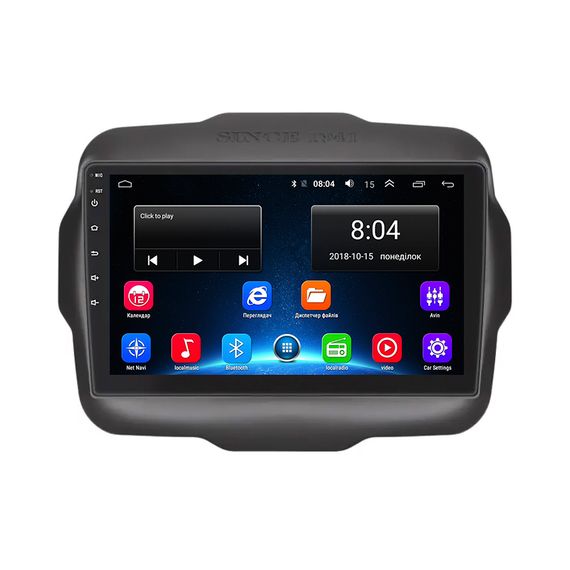 Штатна магнітола Lesko для Jeep Renegade I Рестайлинг 2018-н.в.