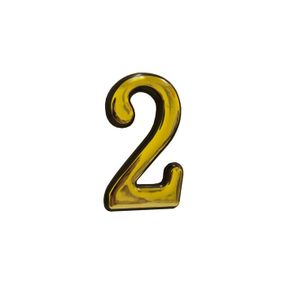 Номер пластиковий "2" 100мм