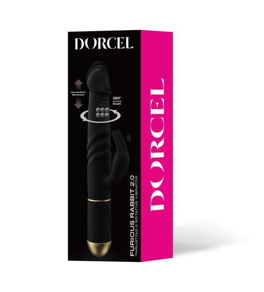 Вібратор Dorcel Furious Rabbit 2.0 зі зворотно-поступальними рухами головки, перезаряджуваний | Зображення 8