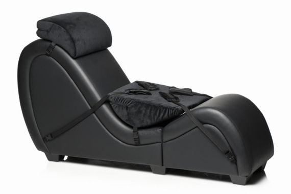 Секс-кресло с подушками Master Series Kinky Sex Lounge with Cushions - Black, Черный