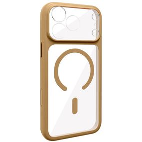 Чохол TPU GETMAN Moon Clear with MagSafe для Apple iPhone 17 Pro (6.3") Brown