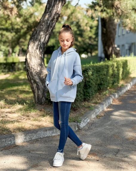 Худі для дівчинки (підлітковий) Носи своє 170 Блакитний (p-12078-133867) | Зображення 7