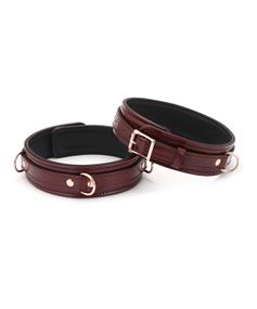 Фіксатори на стегна Liebe Seele Wine Red Thigh Cuffs Бордові S