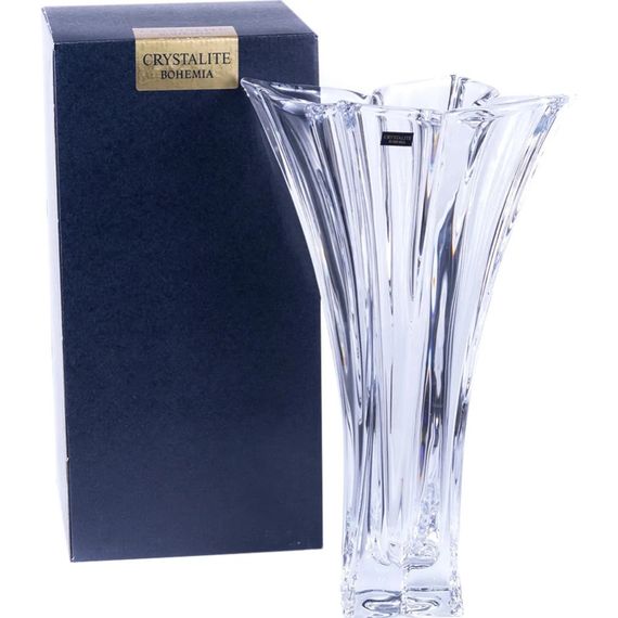 Ваза скляна для квітів Bohemia Florale 36 см 8KA88/99E50/360 | Зображення 9