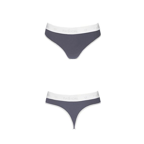 Спортивні трусики-стрінги Passion PS007 PANTIES dark grey,, XL | Зображення 3