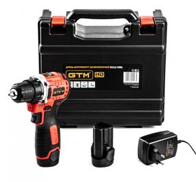 Акумуляторний безщітковий шурупокрут GTM DS12/38BL + 2 АКБ і ЗП у кейсі (DS12/38BL)