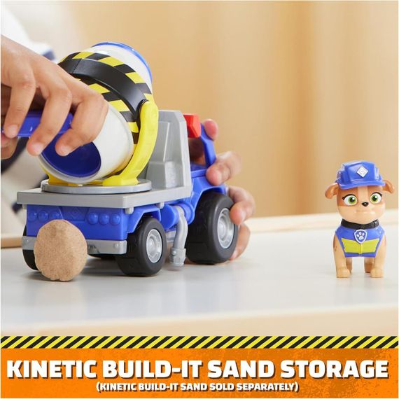 Щенячий патруль Крепыш и команда Бетономешалка Микс Оригинал Paw Patrol Rubble & Crew Mix’s Cement Mixer | Зображення 4