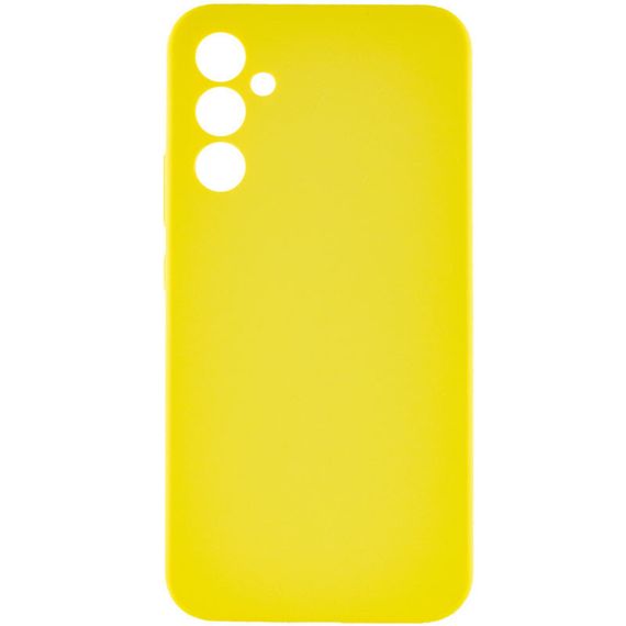 Чохол Silicone Cover Lakshmi Full Camera (AAA) для Samsung Galaxy A34 5G, Жовтий