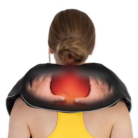 Накидка-масажер 4FIZJO Shiatsu Ultra+ для шиї та спини, акумуляторна 4FJ0611 Black/Grey (P-5907739319098) | Зображення 4