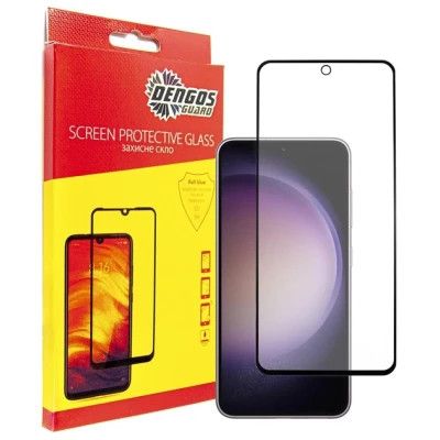 Чехол для мобильного телефона Dengos Kit for Samsung Galaxy S23 FE case + glass (Black) (DG-KM-11) | Зображення 3