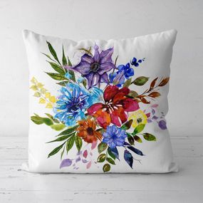Подушка декоративная Soft Яркий краски цветов 45x45 см (45PST_23M071)