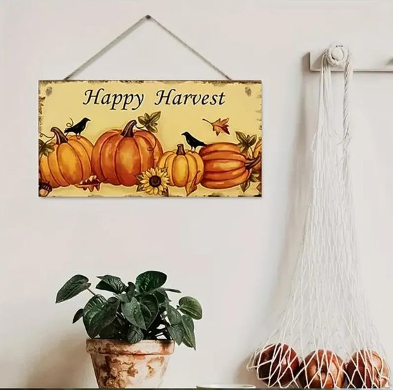 Табличка / постер Хорошего урожая  / Happy Harvest декор | Зображення 1