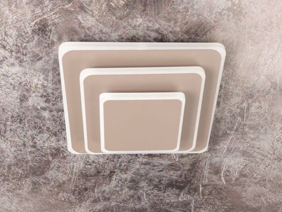 Сучасний креативний світильник стельовий LED для кухні ванної офісу 25468 Коричневий 7х25х40 см. | Зображення 7