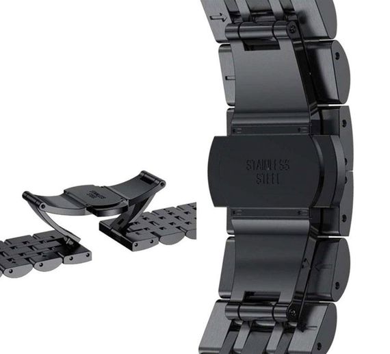 Металевий ремінець Primolux Steel Link для годинника Samsung Galaxy Watch 4 44mm SM-R870 - Black | Зображення 5