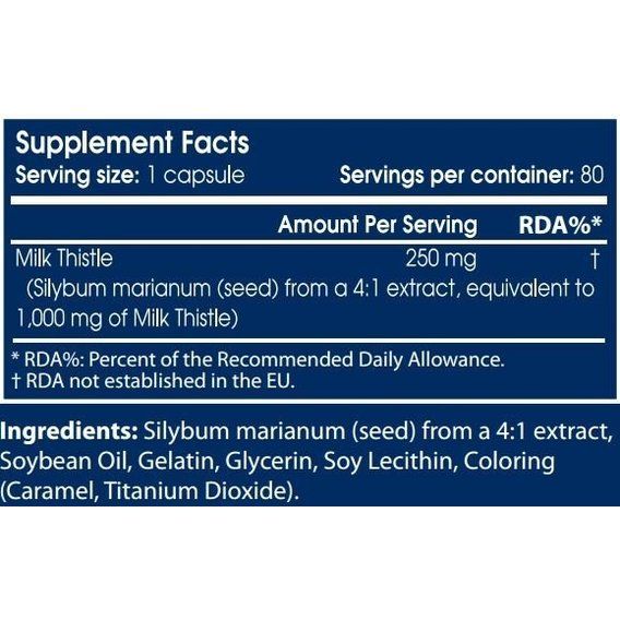 Розторопша Scitec Nutrition Liver Support 80 Caps | Зображення 1