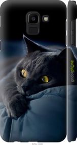 Чохол на Samsung Galaxy J6 2018 Димчастий кіт "825m-1486-2448"