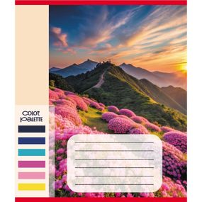 Тетрадь общая "Цвета гор" 060-610093K-4 в клеточку, 60 листов