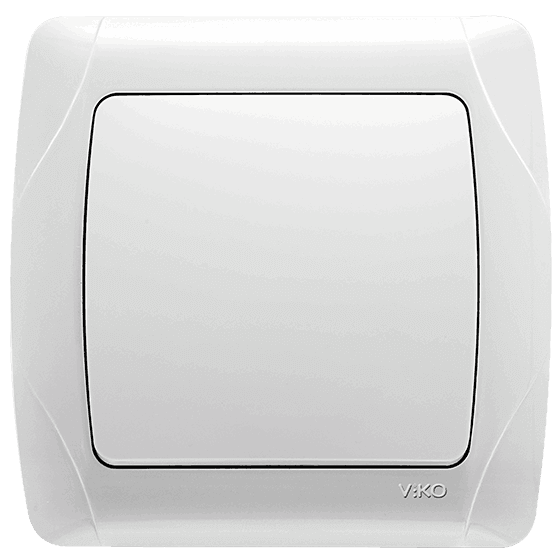 Вимикач одинарний Viko Carmen Білий