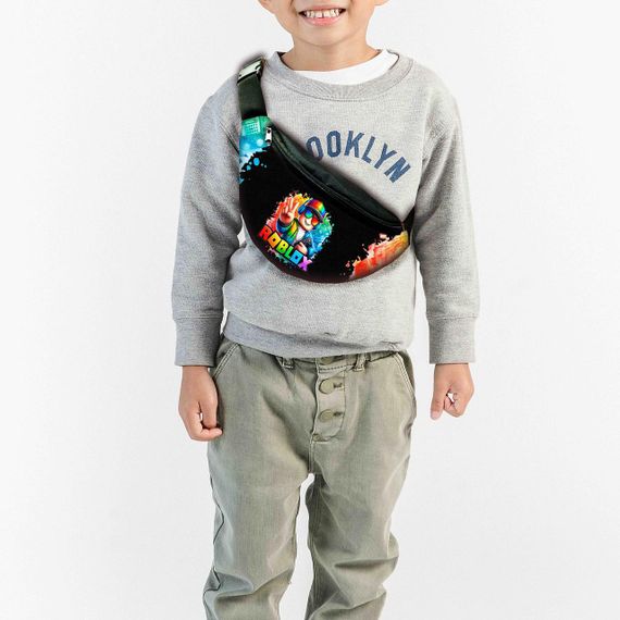 Сумка-бананка дитяча Роблокс "Roblox" 32х15см, через плече для хлопчика (00548)