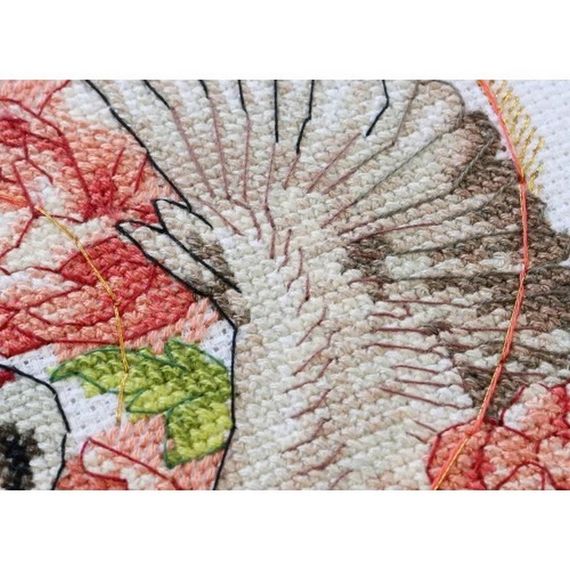 Набір для вишивання хрестиком "На крилах до мрії" AH-225 з п'яльцями | Зображення 3