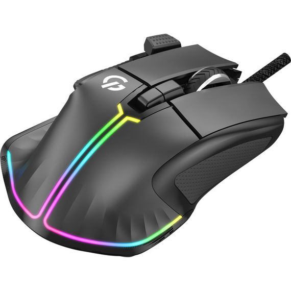 Мишка GamePro GM500B RGB USB Black (GM500B) | Зображення 1