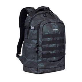 Рюкзак городской Rivacase 7631 navy camo 32х22х48 см темно-синий камуфляж