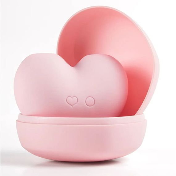 Кліторальний вакуумний стимулятор з язичком BeYourLover Heart у формі серця, рожевий sexstyle