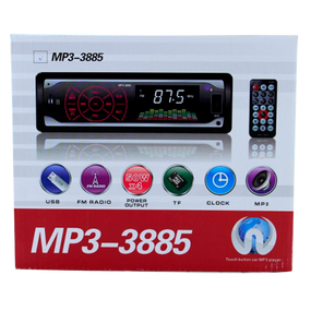 Автомагнитола MP3-3885 ISO 1DIN сенсор