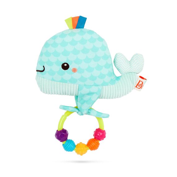Сенсорная игрушка погремушка Лазурный Китенок | Зображення 1