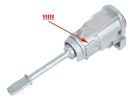 Seat Cordoba II (02-08) личинка замка передніх лівих дверей + 2 ключа, УВАГА НА ФОТО! 6L3837167B Сеат Кордоба 2 | Зображення 1