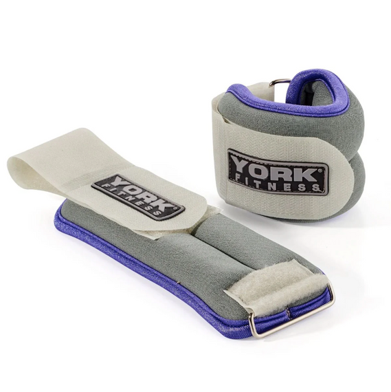 Обважнювачі York Fitness Soft для рук і ніг 2х0,5кг сірий