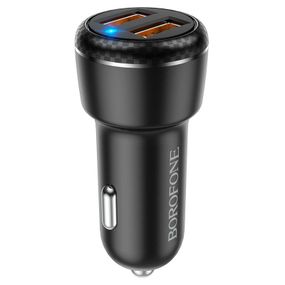 АЗП Borofone BZ17 Core QC3.0 3A (2USB-A) Чорний